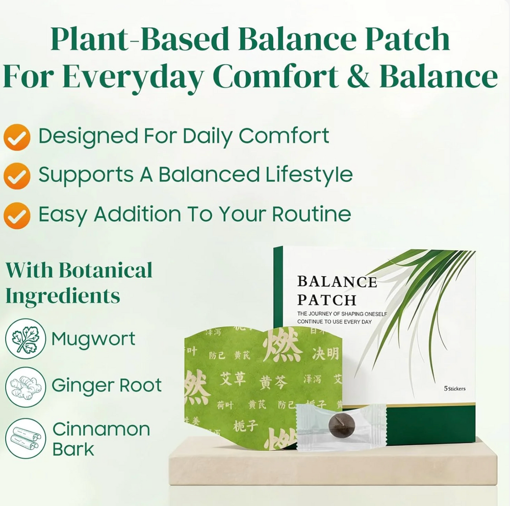 Balance Patch – Japanese Herbal Patch Stomach | 5 Pieces/Box